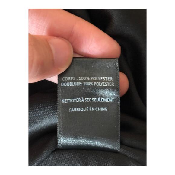 Astr the Label ruffle halter minidress dress black size Medium M - Picture 7 of 8